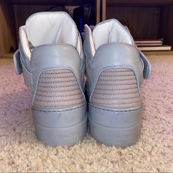 Givenchy grey leather tyson high top - Picture 4 of 6